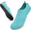 imageWateLves Womens Barefoot Water Shoes Travel House Slippers for Indoor and Outdoor Aqua Socks for Beach Swim Surf Yoga Dancing Camping Must HavesDiamondgreen