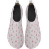 imageWateLves Womens Barefoot Water Shoes Travel House Slippers for Indoor and Outdoor Aqua Socks for Beach Swim Surf Yoga Dancing Camping Must HavesFlowerwhite