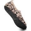 imageWateLves Womens Barefoot Water Shoes Travel House Slippers for Indoor and Outdoor Aqua Socks for Beach Swim Surf Yoga Dancing Camping Must HavesLeopardbeige