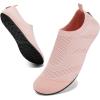 imageWateLves Womens Barefoot Water Shoes Travel House Slippers for Indoor and Outdoor Aqua Socks for Beach Swim Surf Yoga Dancing Camping Must HavesNaked Orange1