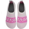 imageWateLves Womens Barefoot Water Shoes Travel House Slippers for Indoor and Outdoor Aqua Socks for Beach Swim Surf Yoga Dancing Camping Must HavesPariswhite