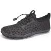 imageWateLves Barefoot Water Shoes for Men Women Wide Toe QuickDry Aqua Sock Outdoor Athletic Sport Shoes Swim Beach Pool Hiking Surfing WalkingBblack