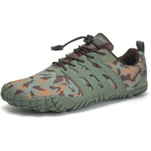 imageWateLves Barefoot Water Shoes for Men Women Wide Toe QuickDry Aqua Sock Outdoor Athletic Sport Shoes Swim Beach Pool Hiking Surfing WalkingDgreen