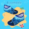 imageWateLves Kids Water Shoes Toddler Girls Boys Barefoot NonSlip Quick Dry Aqua Socks for Beach Swim WalkingBig Shark