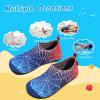 imageWateLves Kids Water Shoes Toddler Girls Boys Barefoot NonSlip Quick Dry Aqua Socks for Beach Swim WalkingBlueRed
