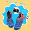 imageWateLves Kids Water Shoes Toddler Girls Boys Barefoot NonSlip Quick Dry Aqua Socks for Beach Swim WalkingBlueRed