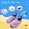 imageWateLves Kids Water Shoes Toddler Girls Boys Barefoot NonSlip Quick Dry Aqua Socks for Beach Swim WalkingFish Scale Purple