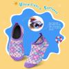 imageWateLves Kids Water Shoes Toddler Girls Boys Barefoot NonSlip Quick Dry Aqua Socks for Beach Swim WalkingFish Scale Purple