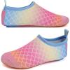 imageWateLves Kids Water Shoes Toddler Girls Boys Barefoot NonSlip Quick Dry Aqua Socks for Beach Swim WalkingFishscale Orange
