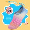 imageWateLves Kids Water Shoes Toddler Girls Boys Barefoot NonSlip Quick Dry Aqua Socks for Beach Swim WalkingFishscale Orange