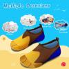 imageWateLves Kids Water Shoes Toddler Girls Boys Barefoot NonSlip Quick Dry Aqua Socks for Beach Swim WalkingPuppy Footprint