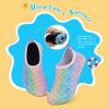 imageWateLves Kids Water Shoes Toddler Girls Boys Barefoot NonSlip Quick Dry Aqua Socks for Beach Swim WalkingRainbow Fishscale