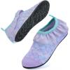 imageWateLves Kids Water Shoes Toddler Girls Boys Barefoot NonSlip Quick Dry Aqua Socks for Beach Swim WalkingRuffleFishscales