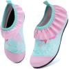 imageWateLves Kids Water Shoes Toddler Girls Boys Barefoot NonSlip Quick Dry Aqua Socks for Beach Swim WalkingRuffleMermaids