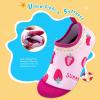 imageWateLves Kids Water Shoes Toddler Girls Boys Barefoot NonSlip Quick Dry Aqua Socks for Beach Swim WalkingStrawberryPink