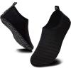 imageWateLves Kids Water Shoes Toddler Girls Boys Barefoot NonSlip Quick Dry Aqua Socks for Beach Swim WalkingStriped Black