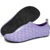 imageWateLves Womens Mens Slippers Socks House Shoes Barefoot Slip On Travel Slippers for Indoor Outdoor310FishscalePurple