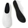 imageWateLves Womens Mens Slippers Socks House Shoes Barefoot Slip On Travel Slippers for Indoor Outdoor344White