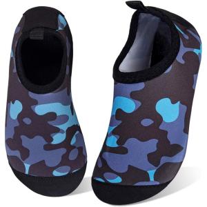 imageWateLves Kids Water Shoes Toddler Girls Boys Barefoot NonSlip Quick Dry Aqua Socks for Beach Swim WalkingCamouflage Black