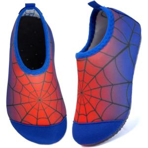 imageWateLves Kids Water Shoes Toddler Girls Boys Barefoot NonSlip Quick Dry Aqua Socks for Beach Swim WalkingRedBlue