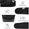 imageMens and Womens Classic Memory Foam Slippers Comfort Plush Lining House Shoes for Indoor ampamp OutdoorBlack