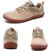 imageWateLves Barefoot WideToe Water Shoes for Womens Mens Minimalist Breathable Beach Shoe with Zero Drop Sole088beige