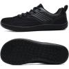 imageWateLves Barefoot WideToe Water Shoes for Womens Mens Minimalist Breathable Beach Shoe with Zero Drop Sole088black