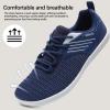 imageWateLves Barefoot WideToe Water Shoes for Womens Mens Minimalist Breathable Beach Shoe with Zero Drop Sole088blue