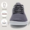 imageWateLves Barefoot WideToe Water Shoes for Womens Mens Minimalist Breathable Beach Shoe with Zero Drop Sole088grey