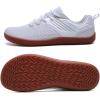 imageWateLves Barefoot WideToe Water Shoes for Womens Mens Minimalist Breathable Beach Shoe with Zero Drop Sole088white