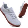imageWateLves Barefoot WideToe Water Shoes for Womens Mens Minimalist Breathable Beach Shoe with Zero Drop Sole088white