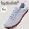 imageWateLves Barefoot WideToe Water Shoes for Womens Mens Minimalist Breathable Beach Shoe with Zero Drop Sole088white