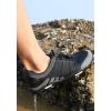 imageWateLves Water Shoes Mens Womens Beach Swim Shoes QuickDry Aqua Socks Pool Shoes for Surf Yoga Water Aerobics ClassicBlack White 44