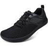 imageWateLves Barefoot WideToe Water Shoes for Womens Mens Minimalist Breathable Beach Shoe with Zero Drop Sole088black