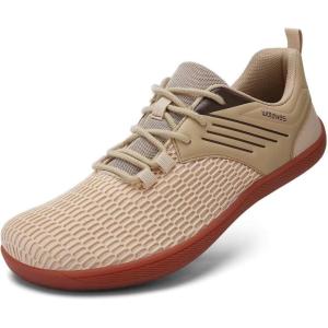 imageWateLves Barefoot WideToe Water Shoes for Womens Mens Minimalist Breathable Beach Shoe with Zero Drop Sole088beige