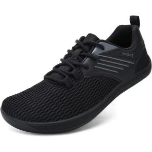 imageWateLves Barefoot WideToe Water Shoes for Womens Mens Minimalist Breathable Beach Shoe with Zero Drop Sole088black