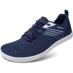 imageWateLves Barefoot WideToe Water Shoes for Womens Mens Minimalist Breathable Beach Shoe with Zero Drop Sole088blue
