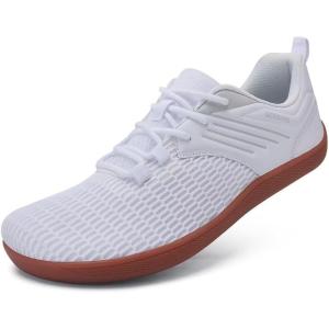 imageWateLves Barefoot WideToe Water Shoes for Womens Mens Minimalist Breathable Beach Shoe with Zero Drop Sole088white