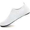 imageWateLves Barefoot Water Shoes for Women Men Travel Slippers Socks House Shoes QuickDry Aqua Socks for Beach Swim Pilates Yoga Dancing Camping Must Haves344White