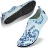 imageWateLves Barefoot Water Shoes for Women Men Travel Slippers Socks House Shoes QuickDry Aqua Socks for Beach Swim Pilates Yoga Dancing Camping Must Haves307Tie Dyed