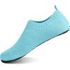 imageWateLves Barefoot Water Shoes for Women Men Travel Slippers Socks House Shoes QuickDry Aqua Socks for Beach Swim Pilates Yoga Dancing Camping Must Haves344Moon Green