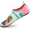 imageWateLves Barefoot Water Shoes for Women Men Travel Slippers Socks House Shoes QuickDry Aqua Socks for Beach Swim Pilates Yoga Dancing Camping Must Haves308Coconut Trees