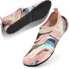 imageWateLves Barefoot Water Shoes for Women Men Travel Slippers Socks House Shoes QuickDry Aqua Socks for Beach Swim Pilates Yoga Dancing Camping Must Haves309Abstract Texture