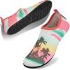 imageWateLves Barefoot Water Shoes for Women Men Travel Slippers Socks House Shoes QuickDry Aqua Socks for Beach Swim Pilates Yoga Dancing Camping Must Haves308Coconut Trees