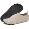 imageWateLves Barefoot Water Shoes for Women Men Travel Slippers Socks House Shoes QuickDry Aqua Socks for Beach Swim Pilates Yoga Dancing Camping Must Haves344Beige