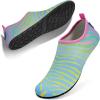 imageWateLves Barefoot Water Shoes for Women Men Travel Slippers Socks House Shoes QuickDry Aqua Socks for Beach Swim Pilates Yoga Dancing Camping Must Haves306Zebras
