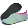 imageWateLves Barefoot Water Shoes for Women Men Travel Slippers Socks House Shoes QuickDry Aqua Socks for Beach Swim Pilates Yoga Dancing Camping Must Haves306Zebras