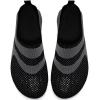 imageWateLves Barefoot Water Shoes for Women Men Travel Slippers Socks House Shoes QuickDry Aqua Socks for Beach Swim Pilates Yoga Dancing Camping Must Haves715Black Gray