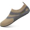imageWateLves Barefoot Water Shoes for Women Men Travel Slippers Socks House Shoes QuickDry Aqua Socks for Beach Swim Pilates Yoga Dancing Camping Must Haves715Beige