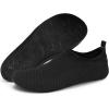 imageWateLves Barefoot Water Shoes for Women Men Travel Slippers Socks House Shoes QuickDry Aqua Socks for Beach Swim Pilates Yoga Dancing Camping Must Haves344Black